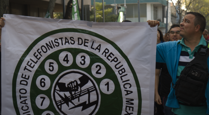 Telefonistas y sindicatos vuelven a las calles; exigen jornada de 40 horas y defienden contratos colectivos