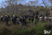 Búsqueda en campo en la Colonia Indígena de Mezquitán: Colectivo Luz de Esperanza, Jalisco. inicia el año con acción directa