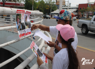 Colectivo Luz de Esperanza realiza pega de cédulas en La Calma: la búsqueda de los desaparecidos, en un constante tira y afloja