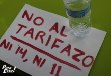 La movilización social frena el tarifazo… pero La Lucha Continúa!