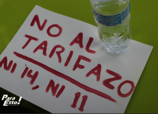 La movilización social frena el tarifazo… pero La Lucha Continúa!