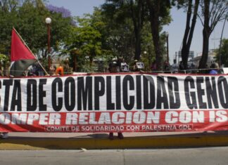 Mitin en Parque Rojo en solidaridad con Palestina y contra la política del Estado de Israel