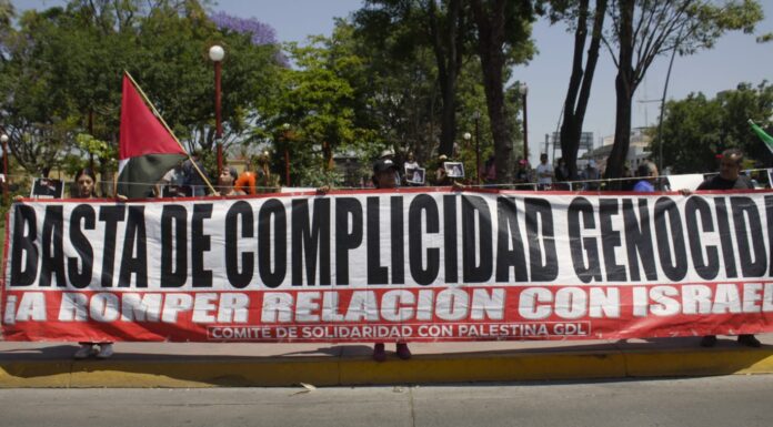 Mitin en Parque Rojo en solidaridad con Palestina y contra la política del Estado de Israel