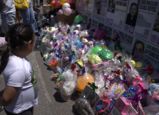 Pega de cédulas y una sonrisa en medio del dolor: jornada de Luz de Esperanza en la Glorieta de las y los Desaparecidos