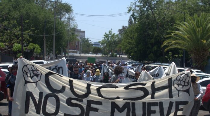 El movimiento estudiantil CUCSH NO SE MUEVE
