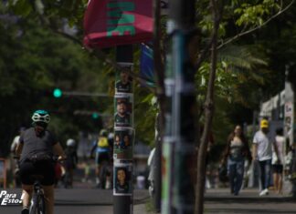 Luz de Esperanza exige protección para familias buscadoras durante jornada semanal de pega de cédulas